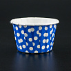 Мини-капсулы для маффинов с бортиком Polca Dot Синие в горох 38*30 мм, 20 шт фото 3