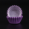 Капсулы бумажные для конфет Фиолетовые 25*18 мм, 20-25 шт фото 2