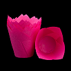 Капсула - тюльпан для выпечки Фуксия 80*50, 20 шт фото 3