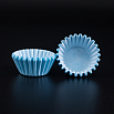 Капсулы бумажные для конфет Голубые 35*23 мм, 20-25 шт фото 3