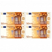 Евро большие, картинка на сахарной бумаге 20*30 см фото 1