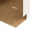 Коробка для торта белая 30*30*22 см, с ручками (окна) фото 3