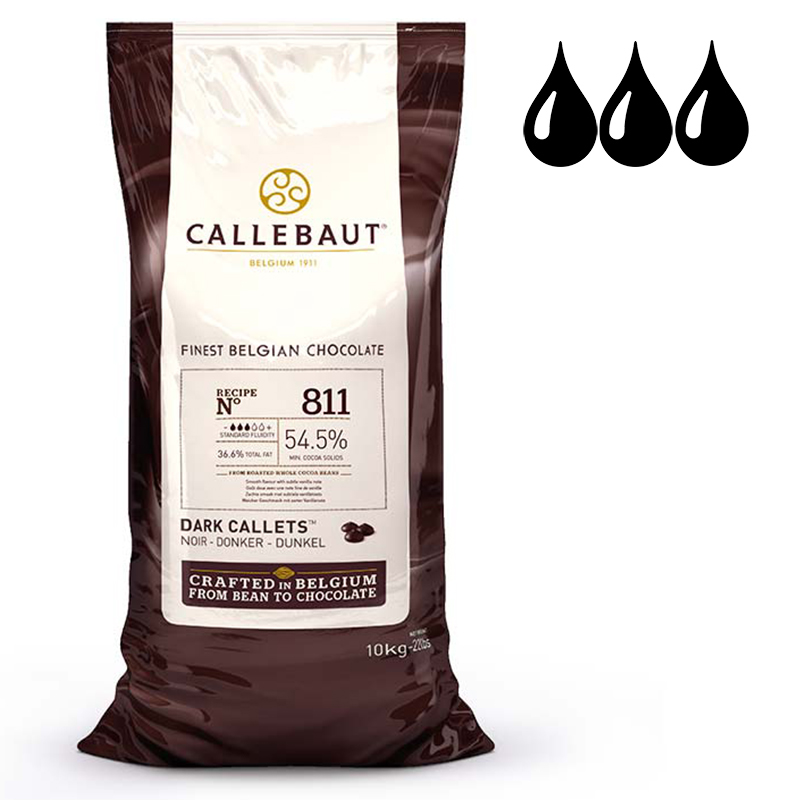 

Шоколад Callebaut Темный 54% мешок, 10 кг (811NV-595)