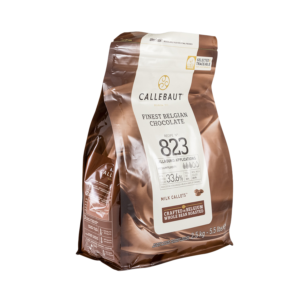 Молочный шоколад для фонтанов 2,5 кг Callebaut CHM n823founrt u71