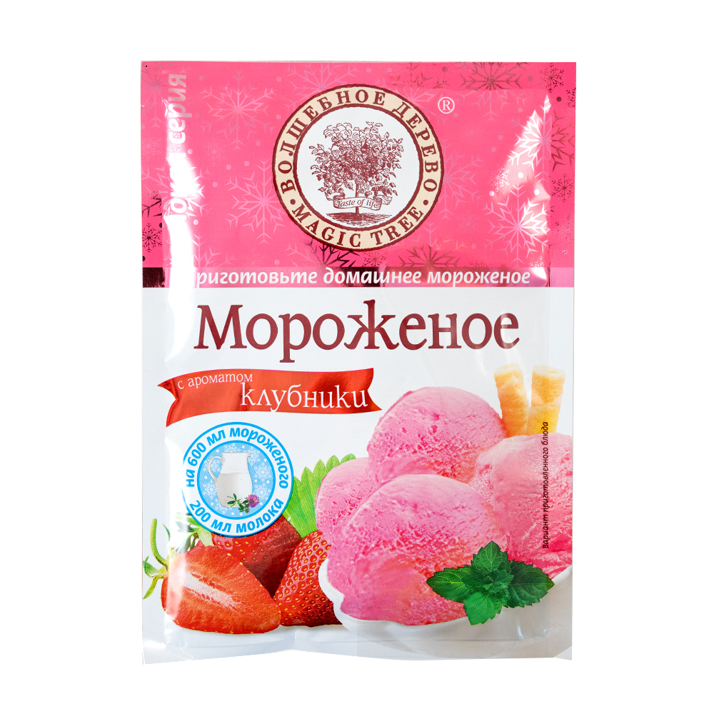 Смесь для мороженого Клубника 