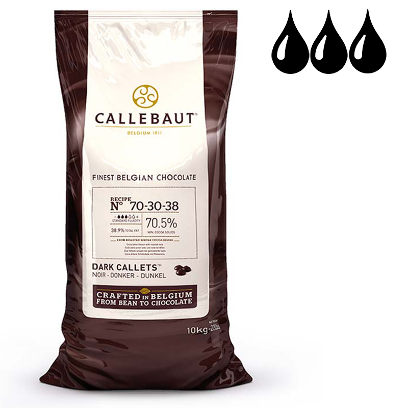 

Шоколад Callebaut Горький 70%, мешок 10 кг (70-30-38NV-595)