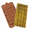 Форма силиконовая для шоколада "Шоколадная плитка" 20*10 см фото 1