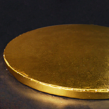 Поднос для торта D 30 см толщина 11 мм, Золото