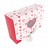 Коробка для сладостей "Сердца красные" с лентой, 16*11*5 см фото 3