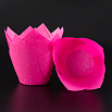 Форма-тюльпан для выпечки розовая 80*50, 20 шт фото 2
