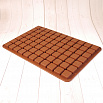 Форма силиконовая для шоколада "Кубики" 33*22, 77 ячеек фото 3