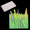 Силиконовый молд "Трава, полевые цветы" 11,5*20 см фото 1