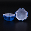 Капсулы бумажные для конфет Синие 25*18 мм, 20-25 шт фото 3