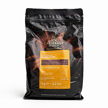 Какао-порошок алкализованный Callebaut Rouge Ultime 20/22%, 1 кг (DCP-20RULTI-89B)
