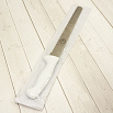 Нож для бисквита 25 см, пластиковая ручка, широкие зубчики фото 2