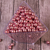 Сахарные шарики розовые 6 мм, 50 гр фото 1