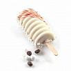 Форма силиконовая для мороженого "Рифленая" 33*66 мм, 4 ячейки, Silikolove фото 2