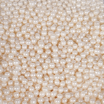 Драже рисовое в глазури "Жемчуг белый", 3 мм, 50 гр