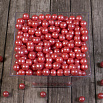 Сахарные шарики Красные перламутровые 7 мм, 50 гр фото 1