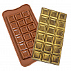 Форма силиконовая для шоколада "Плитка дольки" 8*16,5 см фото 1