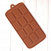 Форма силиконовая для шоколада "Шоколадка мини" 21*10,5 см, 12 ячеек фото 1