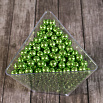 Сахарные шарики зеленые 6 мм, 50 гр фото 1