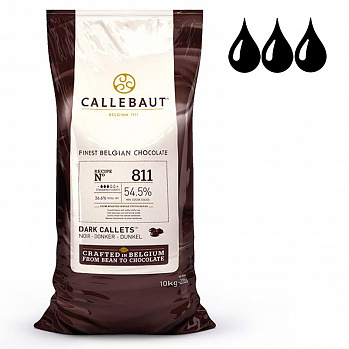 Шоколад Callebaut Темный 54% мешок, 10 кг (811NV-595)