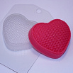 Форма пластиковая "Сердце вязаное" 60 фото 1