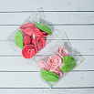 Сахарные цветы "Роза розовая", 5 шт. фото 3