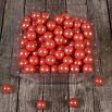 Сахарные шарики Красные перламутровые 10 мм, 50 гр фото 1