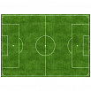 Футбольное поле, картинка на вафельной бумаге 20*30 см фото 1