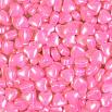Посыпка кондитерская 3D Сердечки розовые перламутровые, 50 гр фото 2