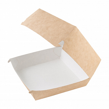 Коробка для бенто-торта крафт 120х120х70 мм