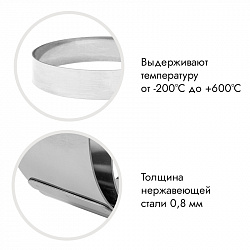 Форма для выпечки, кольцо d=16 см h=5 см
