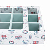 Коробка для 9 конфет с разделителями "Винтажные авто" с окном фото 2