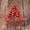 Сахарные шарики красные 4 мм, 50 гр фото 1