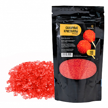 Сахарные кристаллы красные 150 г