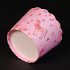 Бумажные стаканчики для кексов Розовые с единорогом 50*45 мм, 50 шт фото 4