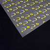Переводной лист для шоколада Желтый Овалы, 21*30 см фото 2