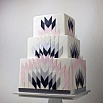 Фальш ярус для торта, Квадрат 18 см, высота 10 см (пенопласт) фото 2