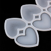 Форма силиконовая для леденцов "Сердце №2" 160*100 мм, 3 шт фото 3