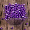 Сахарные шарики Фиолетовые перламутровые 7 мм, 50 гр фото 1