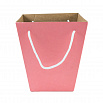 Коробка для цветов Крафт-Розовый 150*220*250 мм фото 3