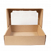 Коробка для печенья 29*23*6 см, Ккрафт с окном (Плотная) фото 2