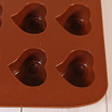 Форма силиконовая для шоколада "Сердцеедка" 20*10 см, 15 ячеек фото 3