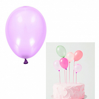 Шарик воздушный для торта (маленький 5 см), Фиолетовый