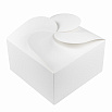 Коробка для бенто-торта с подложкой без окна 140х140х80 мм фото 1