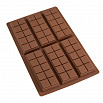 Форма силиконовая "Плитки шоколада" 25,5*17 см, 6 ячеек фото 1