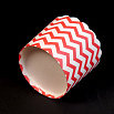 Бумажные стаканчики для кексов красные полоски 60*56 мм, 10 шт фото 3
