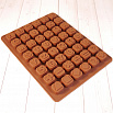 Форма силиконовая для шоколада "Английский алфавит" 24*18 см, 48 ячеек фото 4